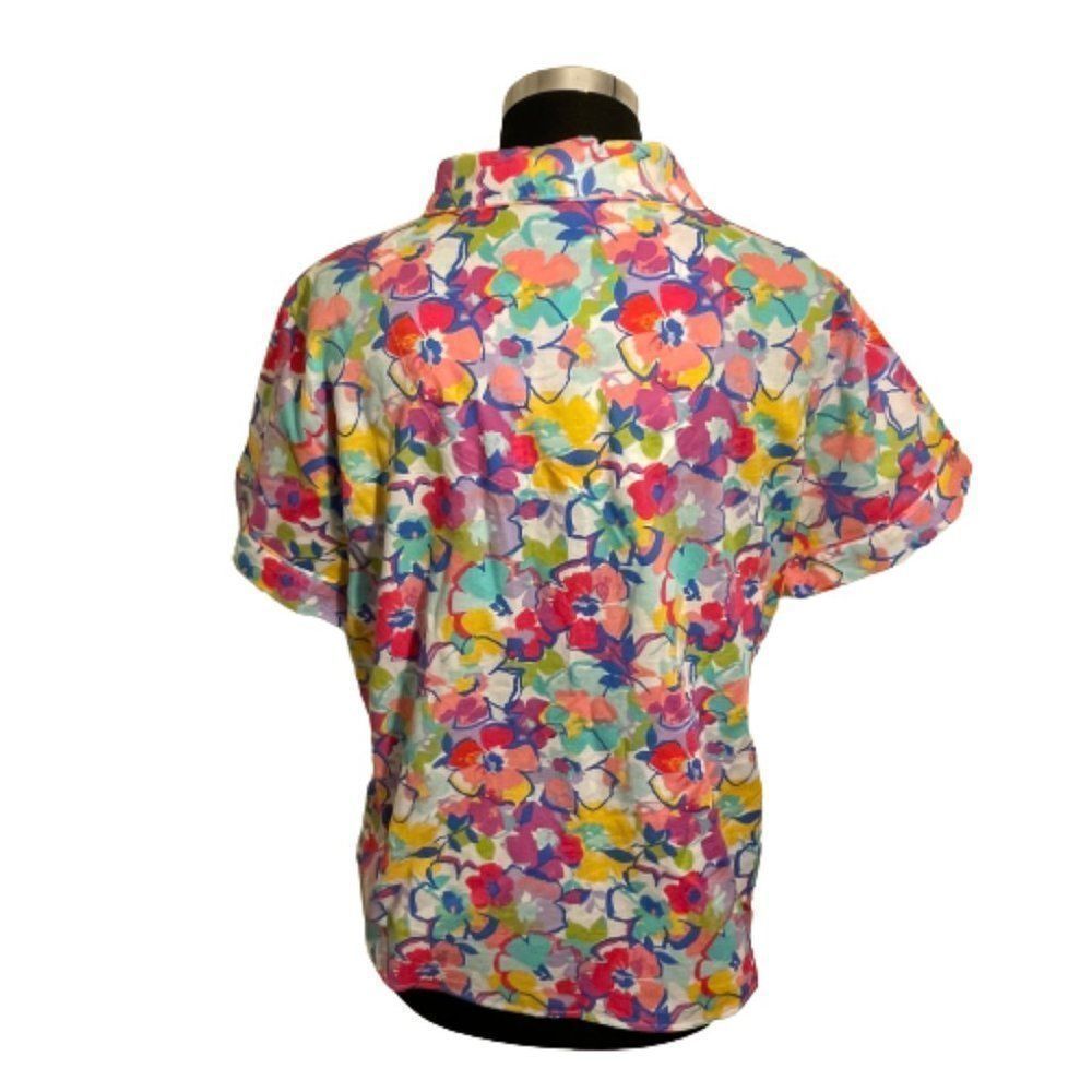 🆕Sleep Sense Floral Pajama Top size M - Picture 5 of 7